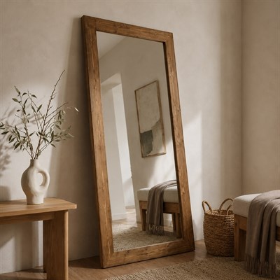 Natura Soft Ahşap Boy Aynası
