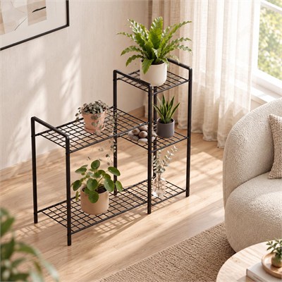 Trieste 5 Katlı Metal Saksılık