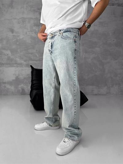 Baggy Pantolon Açık Kot