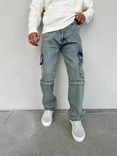 Kott Şerit Kargo Cep Baggy Pantolon
