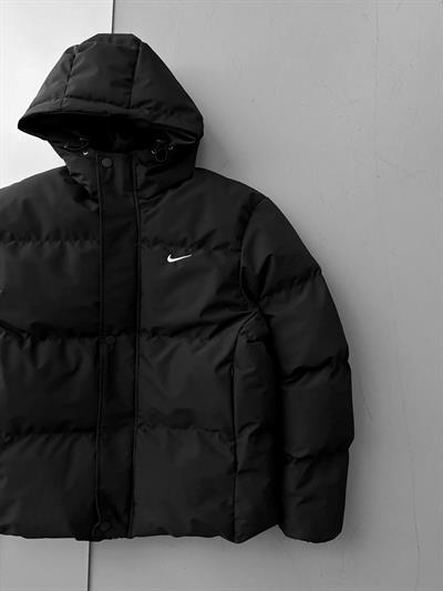 Siyah Bölük Nike Mont