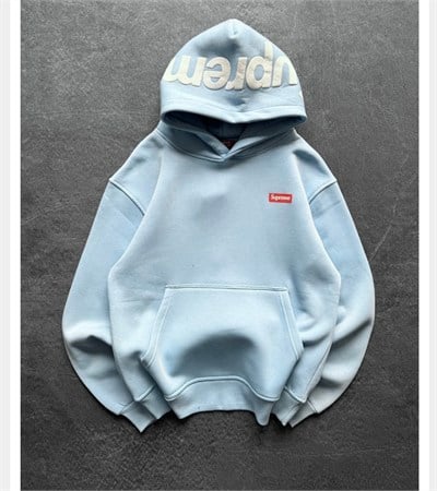 BEBE MAVİ SUPREME KAPŞONLU SWEAT