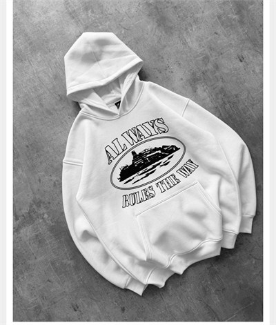 BEYAZ CORTEİZ ALWAYS KAPŞONLU SWEAT