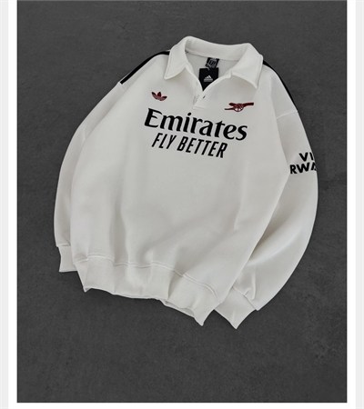 BEYAZ NEW ARSENAL SWEAT