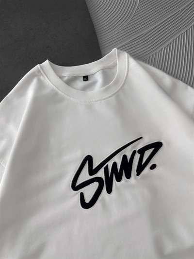 BEYAZ ORTA KONTÜR STWD TSHİRT