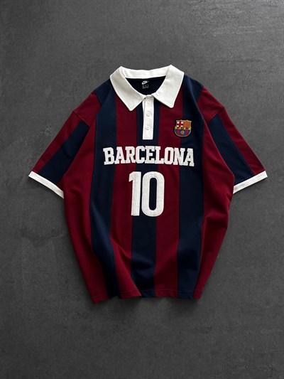 BEYAZ SIRT 10 BARCELONA TSHİRT