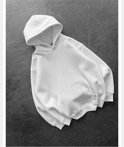 BEYAZ SIRT NAKIŞ SUPREME SWEAT