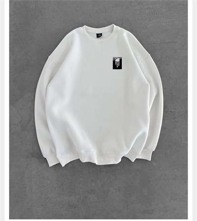 BEYAZ SIRT NFC SWEAT