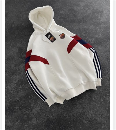 BEYAZ TEK GARNİ BARCELONA SWEAT