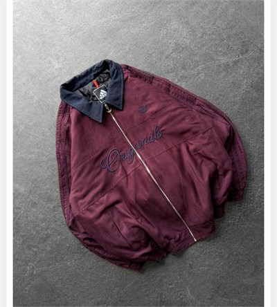 BORDO ORİGİNALS ADİDAS CEKET