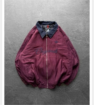 BORDO ORİGİNALS ADİDAS CEKET