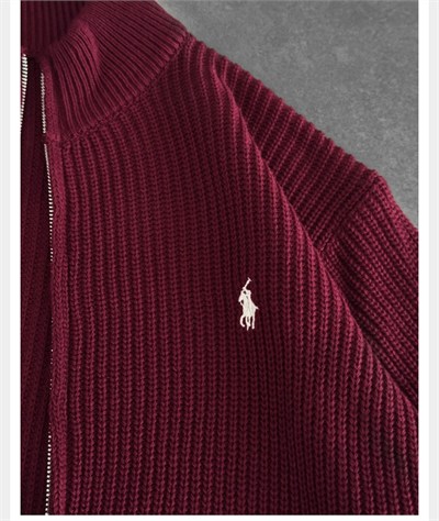 BORDO POLO TRİKO HIRKA