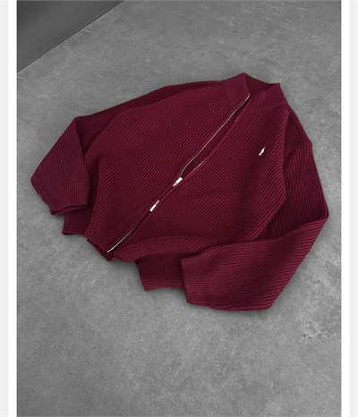 BORDO POLO TRİKO HIRKA