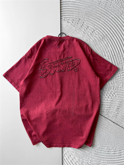 BORDO SIRT APLİKE STWD TSHİRT