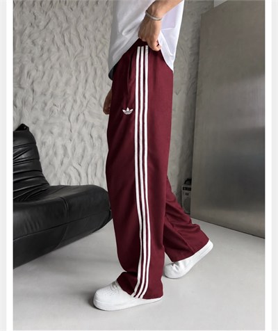 BORDO SÜET ADİDAS EŞOFMAN