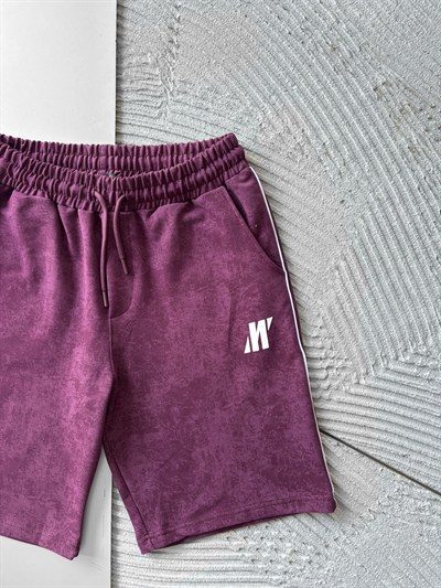 BORDO SWM MAVİ ŞORT
