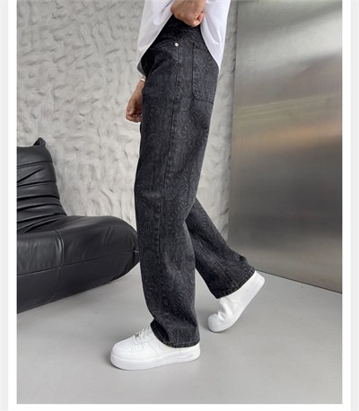 DESENLİ BAGGY PANTOLON