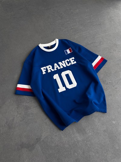 DK ÖZEL MAVİ FRANCE TSHİRT