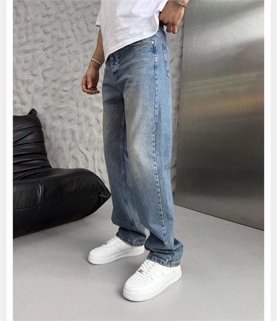 EFEKTLİ KOT BAGGY PANTOLON