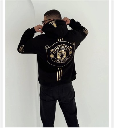 GOLD MANCHESTER KAPŞONLU SWEAT