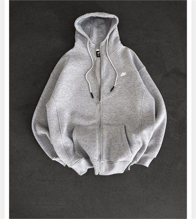GRİ CLUB FLEECE NİKE HIRKA