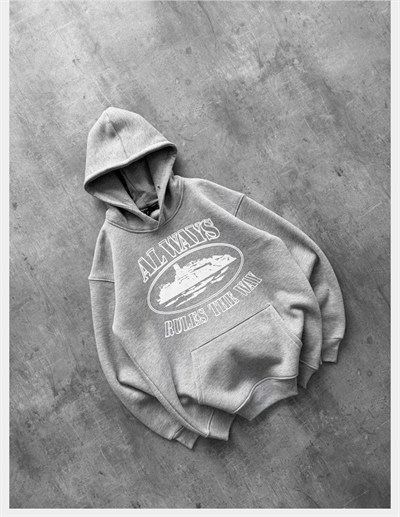 GRİ CORTEİZ ALWAYS KAPŞONLU SWEAT