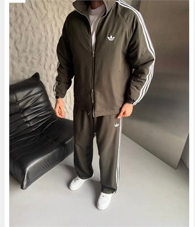 HAKİ PARAŞÜT KUMAŞ ADİDAS TAKIM