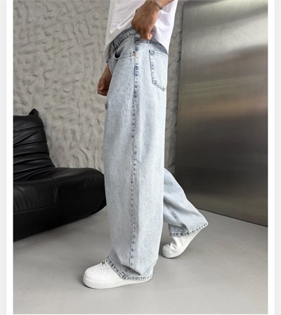 KAR YIKAMA SÜPER BAGGY KOT PANTOLON