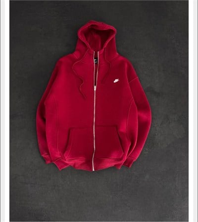 KIRMIZI CLUB FLEECE NİKE HIRKA