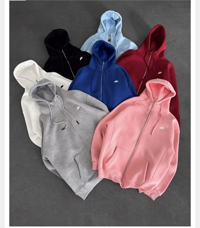 KIRMIZI CLUB FLEECE NİKE HIRKA
