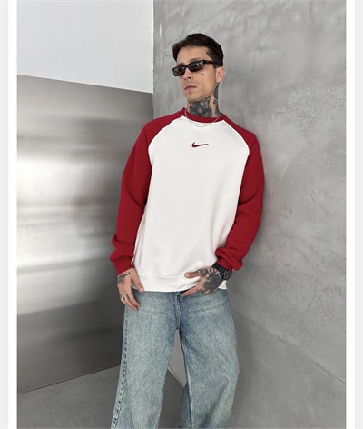 KIRMIZI KOL NİKE SWEAT