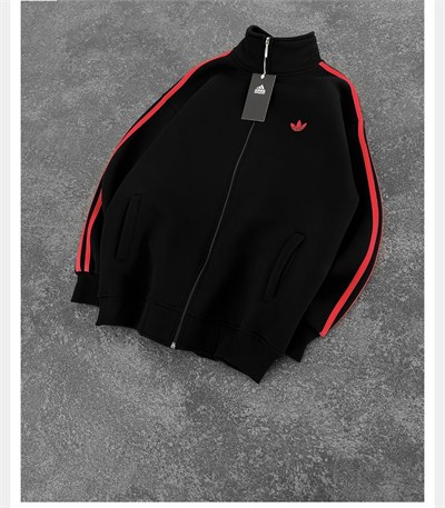 KIRMIZI LOGO ADİDAS HIRKA