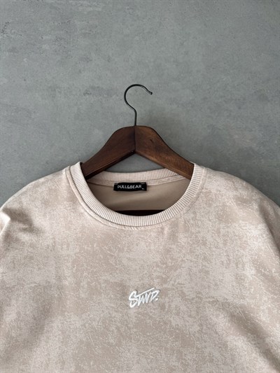 KREM BATİİK STWD TSHİRT