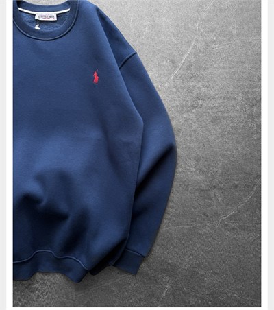 LACİVERT BASİC POLO SWEAT