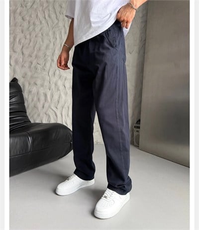 LACİVERT GABARDİN PANTOLON