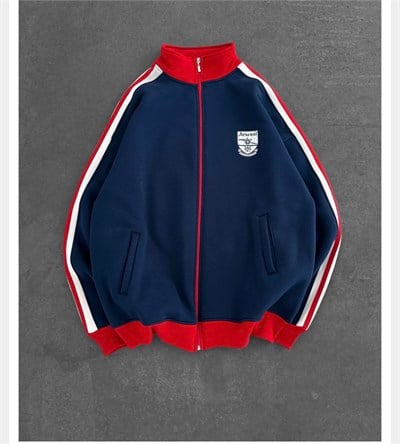 LACİVERT KOL ŞERİT VİNTAGE ARSENAL HIRKA