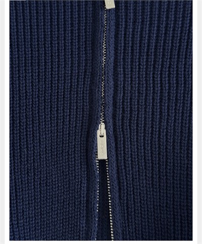 LACİVERT POLO TRİKO HIRKA