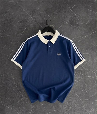 LACİVERT POLO YAKA ADİDAS TSHİRT