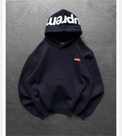 LACİVERT SUPREME KAPŞONLU SWEAT