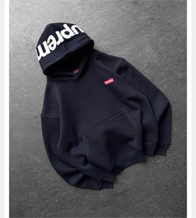 LACİVERT SUPREME KAPŞONLU SWEAT