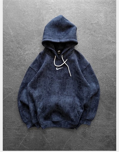 LACİVERT SWM NİKE KAPŞONLU SWEAT