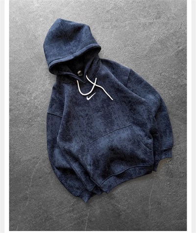 LACİVERT SWM NİKE KAPŞONLU SWEAT
