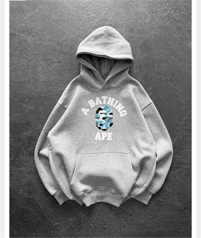 MAVİ BASKI GRİ BAPE SWEAT