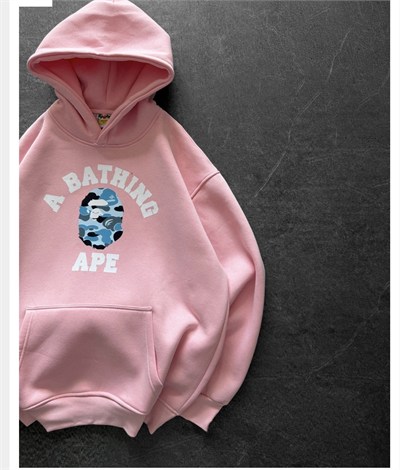 MAVİ BASKI PEMBE BAPE SWEAT