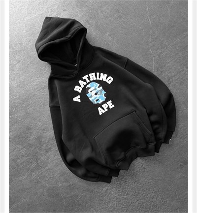 MAVİ BASKI SİYAH BAPE SWEAT