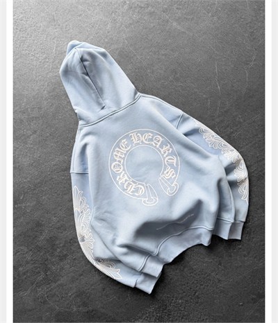 MAVİ CHROME HEARTS HIRKA