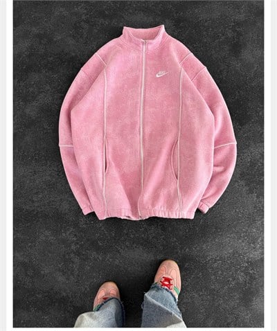 PEMBE ARABİYELİ YIKAMA NİKE HIRKA