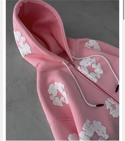 PEMBE DENİM TEARS HIRKA