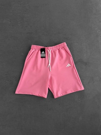PEMBE LOGO ADİDAS ŞORT