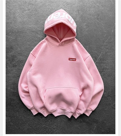PEMBE SUPREME KAPŞONLU SWEAT